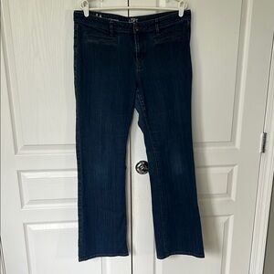 LOFT Blue Boot Cut Jeans Timeless Design